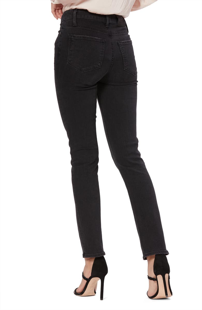 PAIGE Hoxton Exposed Button High Waist Ankle Skinny Jeans, Alternate, color,