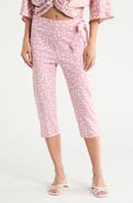 Renee C Polka Dot Capri Pants