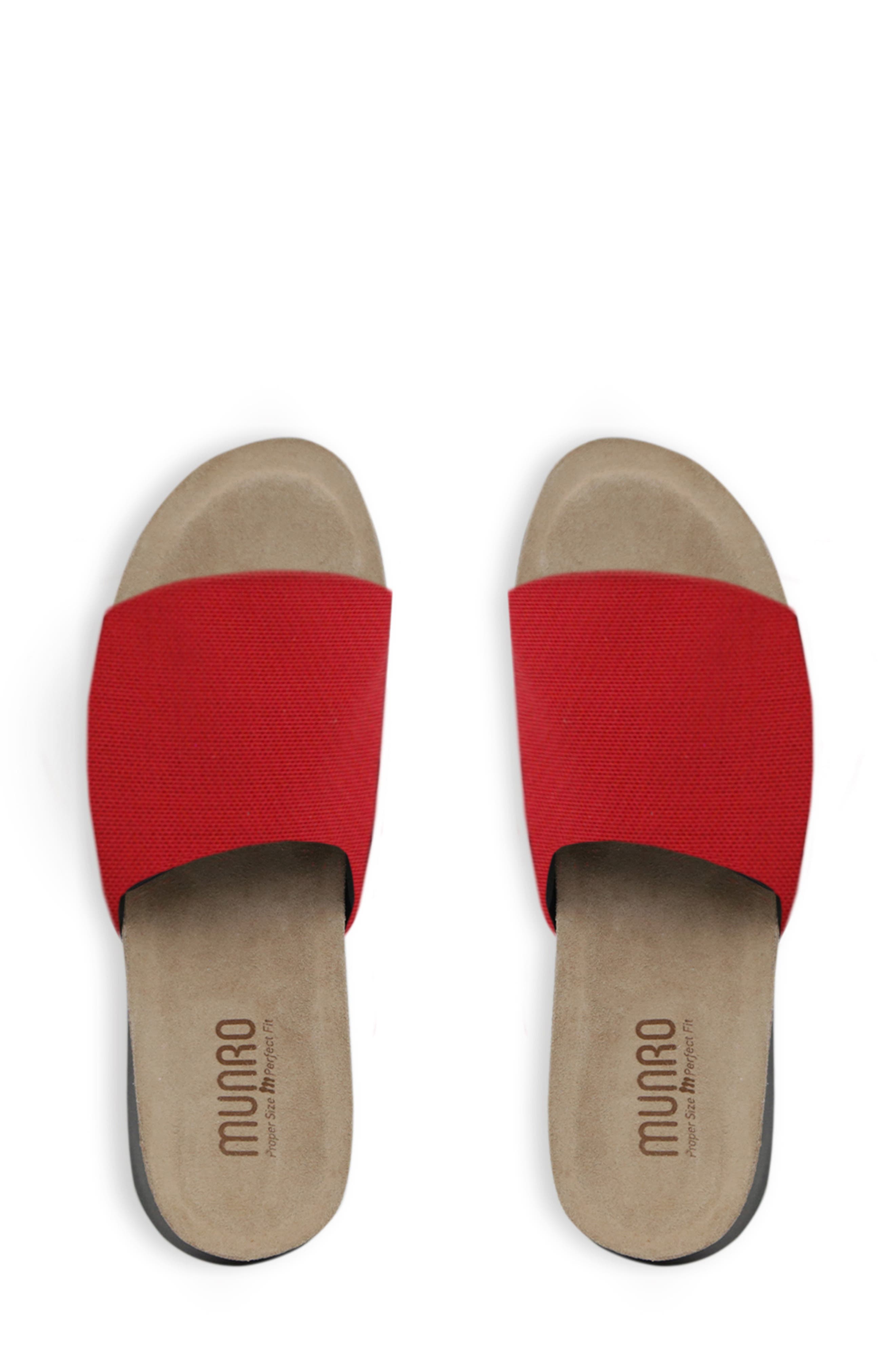 Nalia Platform Sandal, Alternate, color, RED FABRIC