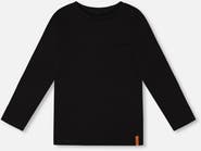 Deux par Deux Organic Cotton Jersey Pocket T-Shirt