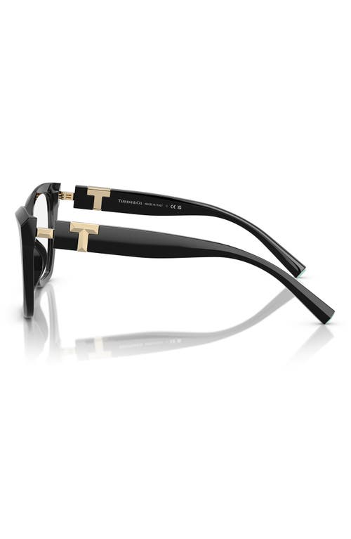 Tiffany & Co . 52mm Cat Eye Optical Glasses In Black