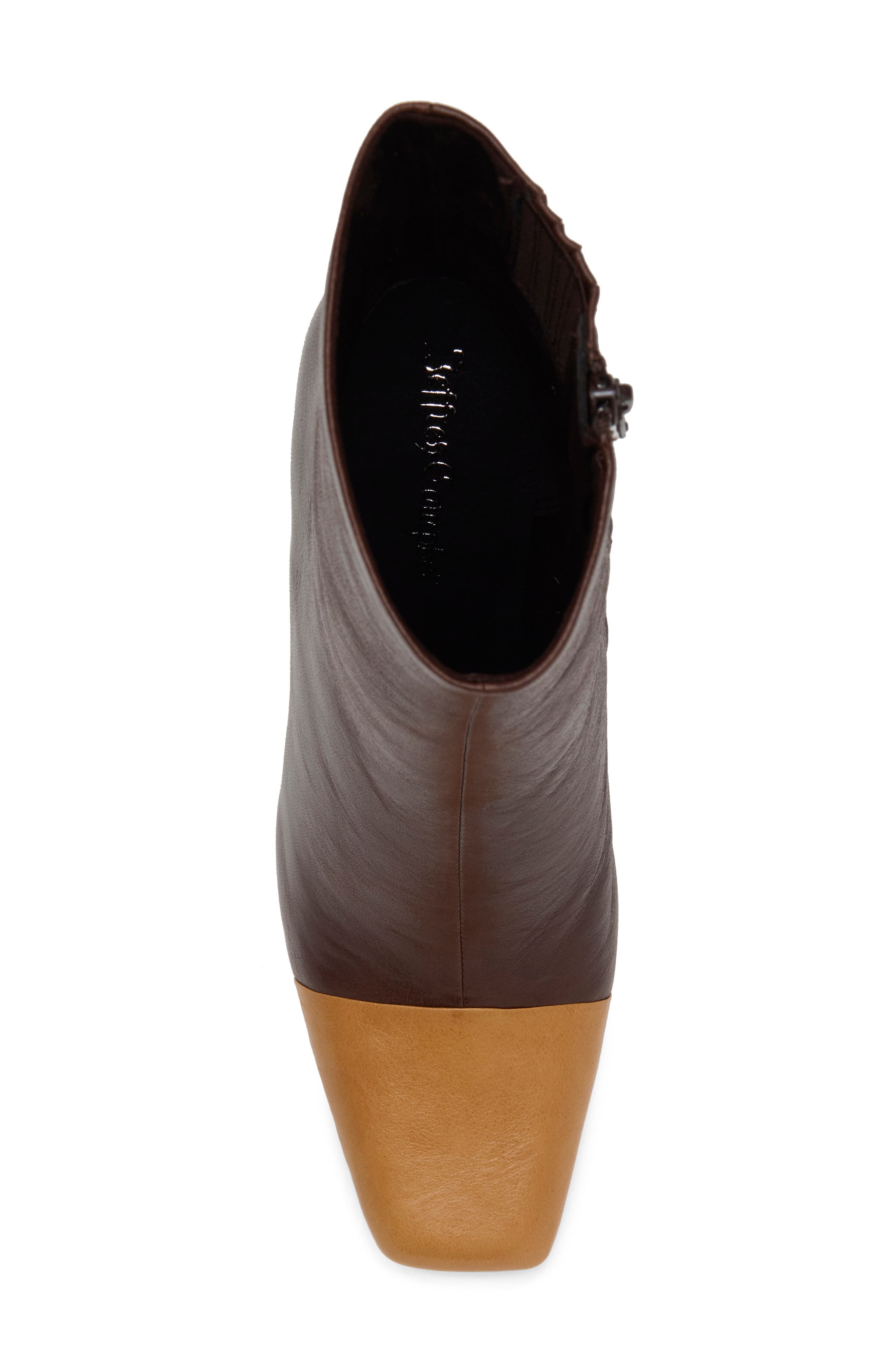 Gibraltar Leather Bootie, Alternate, color, BROWN CAMEL COMBO