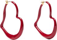 Kate Spade New York heart hoop earrings