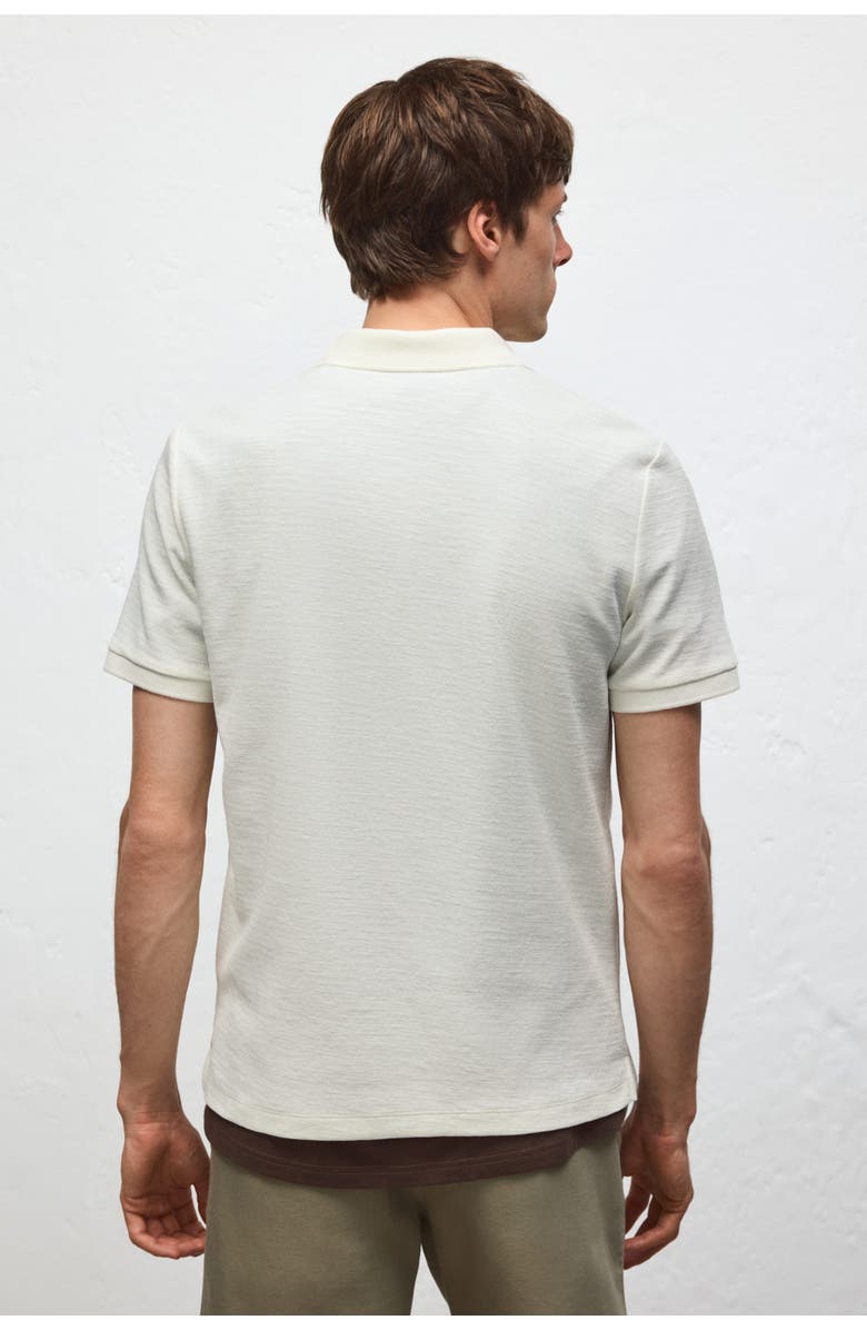 H&M Slim Fit Polo Shirt, Alternate, color, White