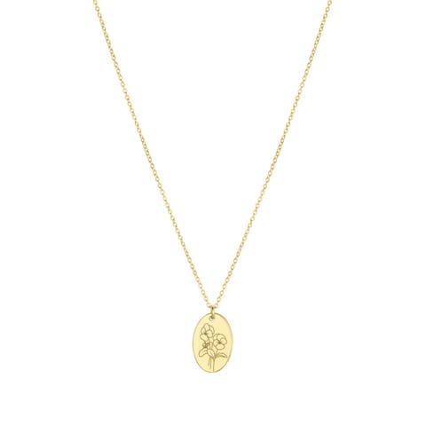 Louise Birth Flower Necklace