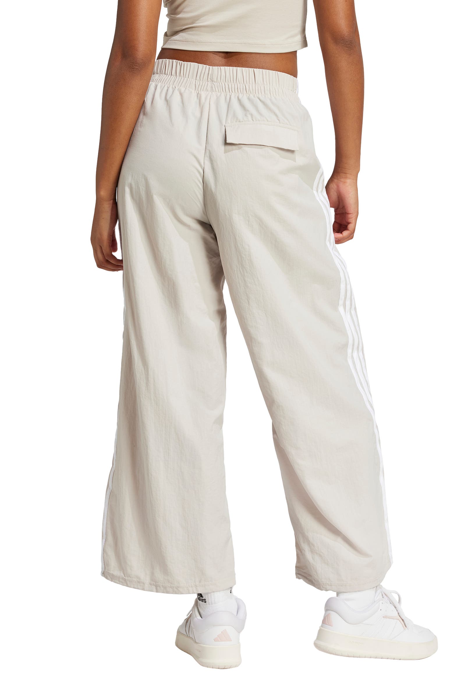 Adidas Essentials 3 Stripes Lifestyle Woven Parachute Pants Nordstromrack adidas-essentials-3-stripes-lifestyle-woven-parachute-pants-nordstromrack
