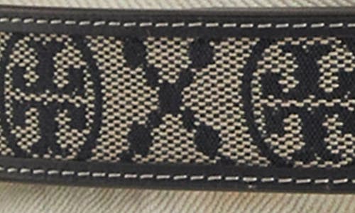 Tory Burch Miller Monogram Belt In Tory Navy