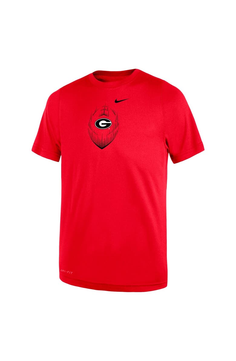 Nike Toddler Nike Red Georgia Bulldogs Legend Football Performance T-Shirt, Alternate, color, 