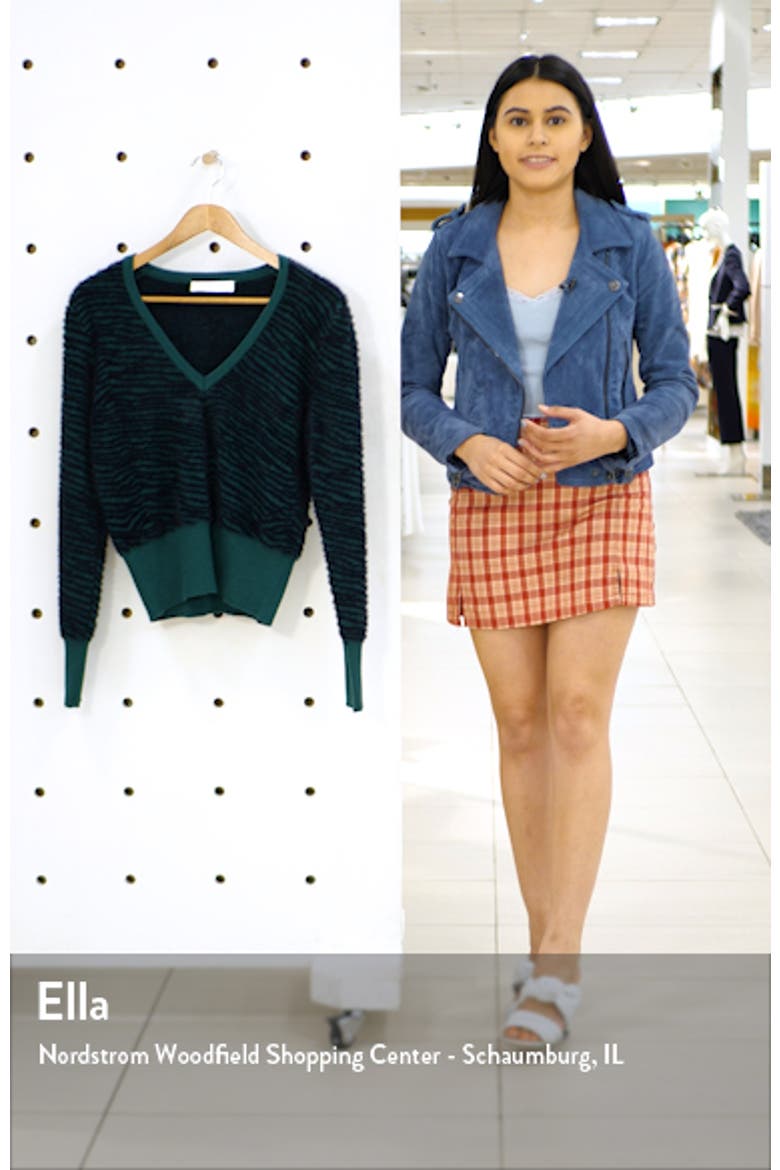 Tiger Stripe V-Neck Sweater video