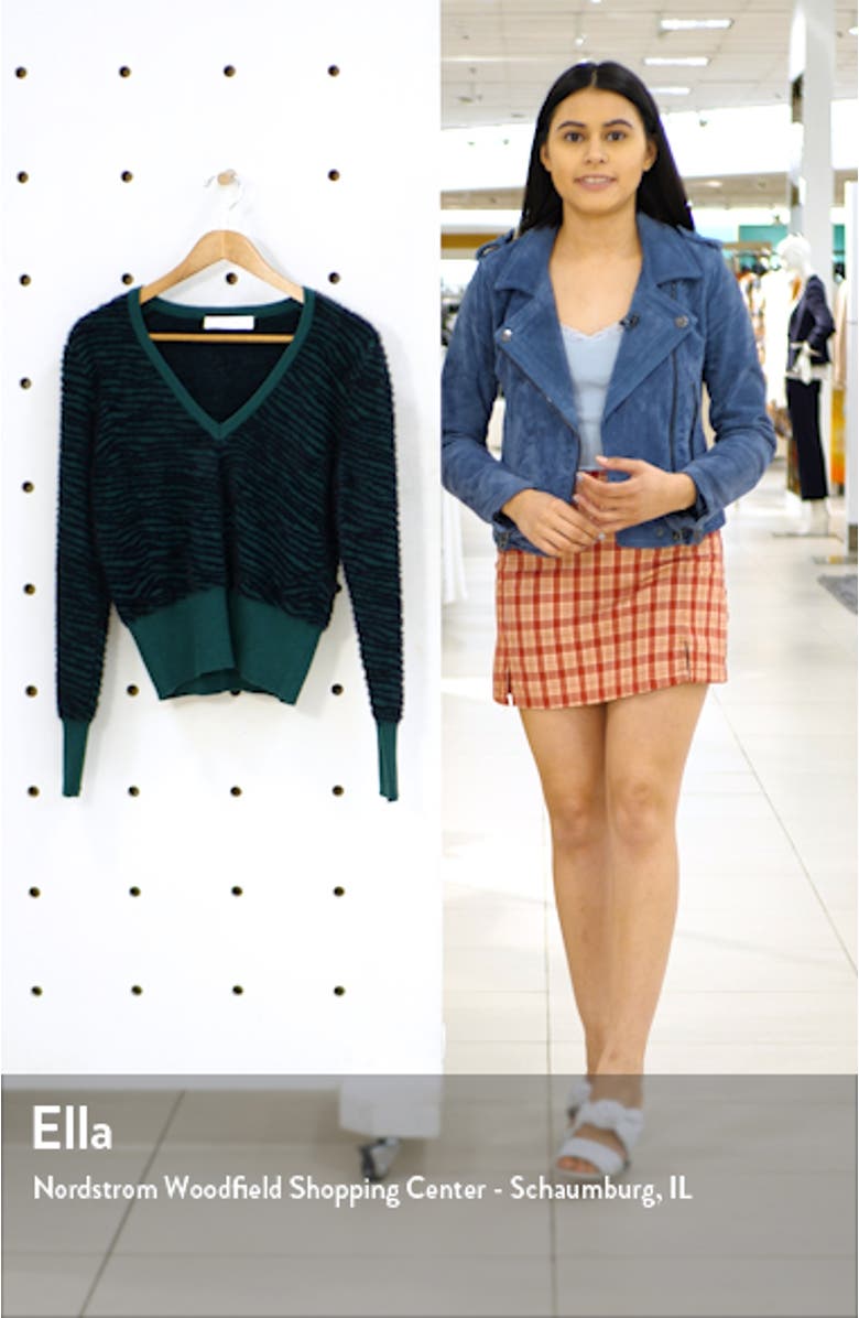 Tiger Stripe V-Neck Sweater, sales video thumbnail