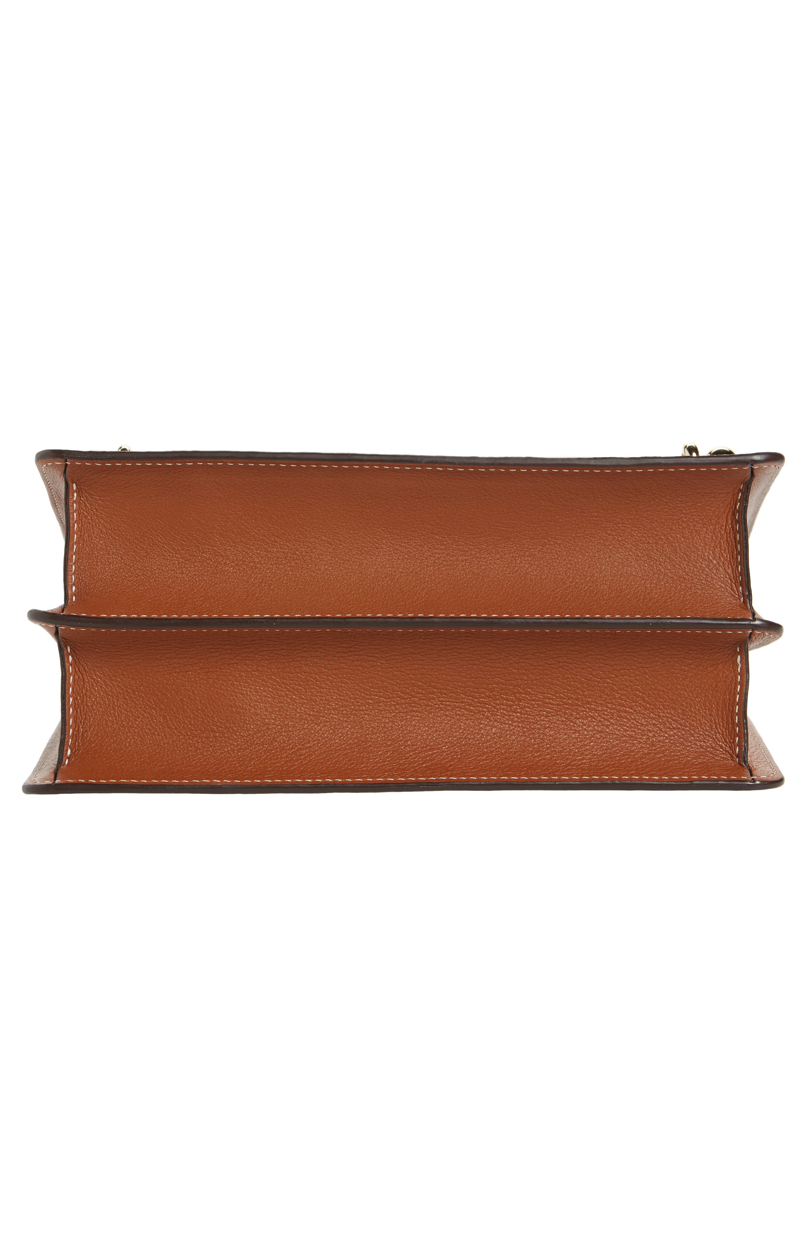 Strathberry East/West Tricolor Calfskin Leather Crossbody Bag, Alternate, color, 