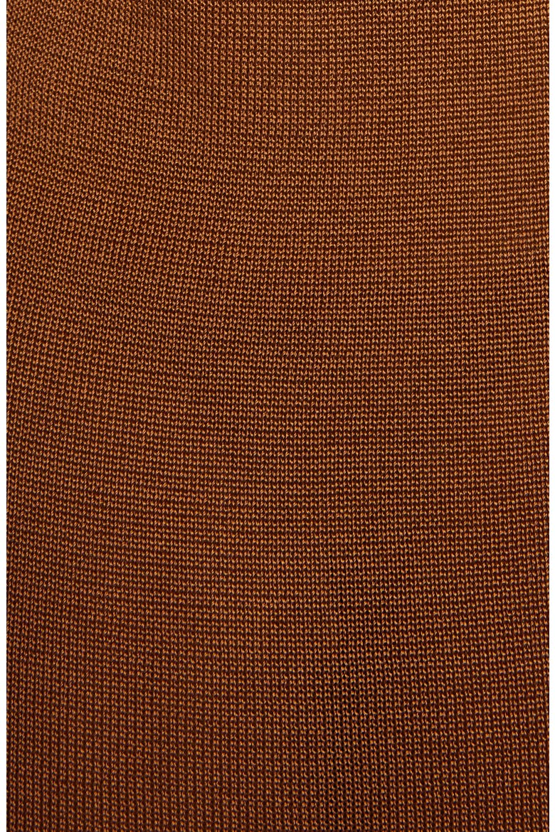 Slinky Jersey Halter Dress, Alternate, color, BRONZE