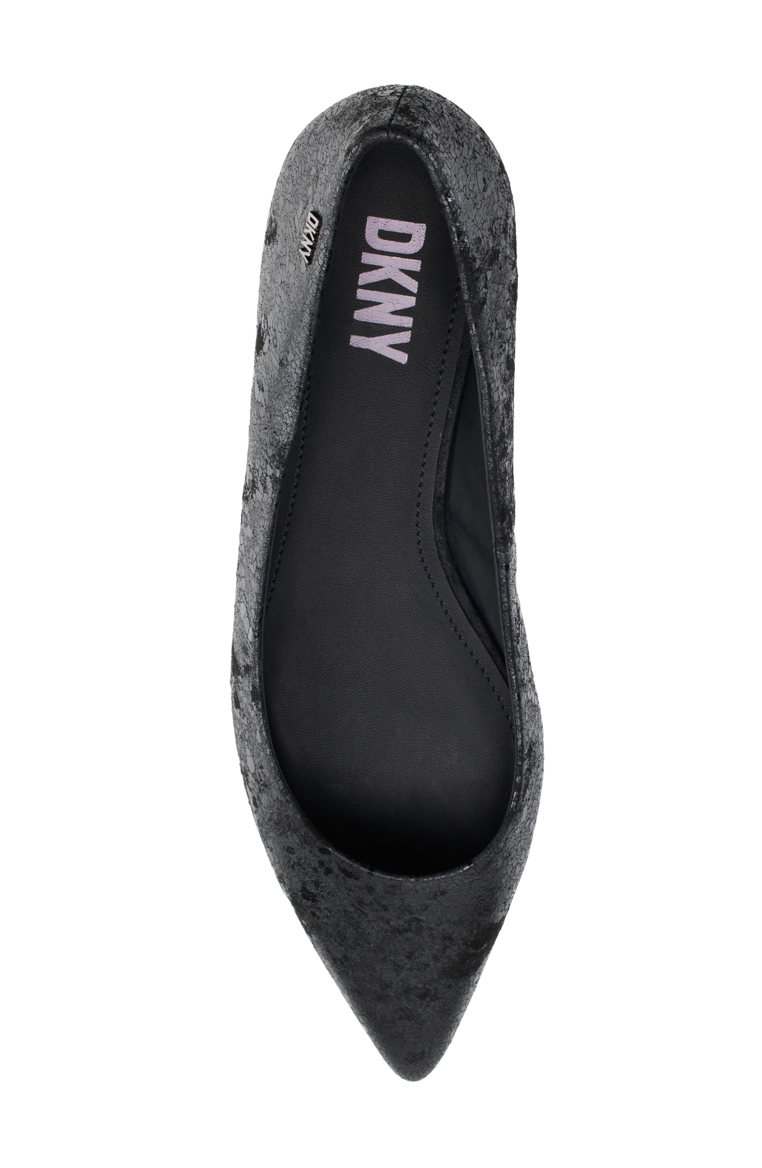 DKNY Vien Pointed Toe Ballet Flat, Alternate, color, 