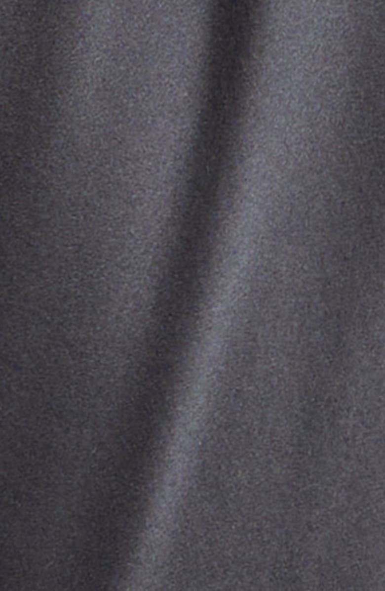 Ulla Johnson Ilyana Silk Sheer Ruffle Trim Top, Alternate, color, Noir