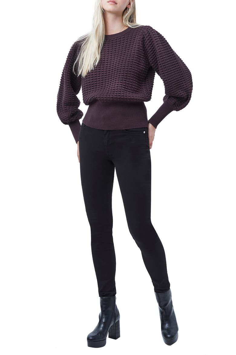 Mozart Popcorn Sweater, Alternate, color, DECADENCE