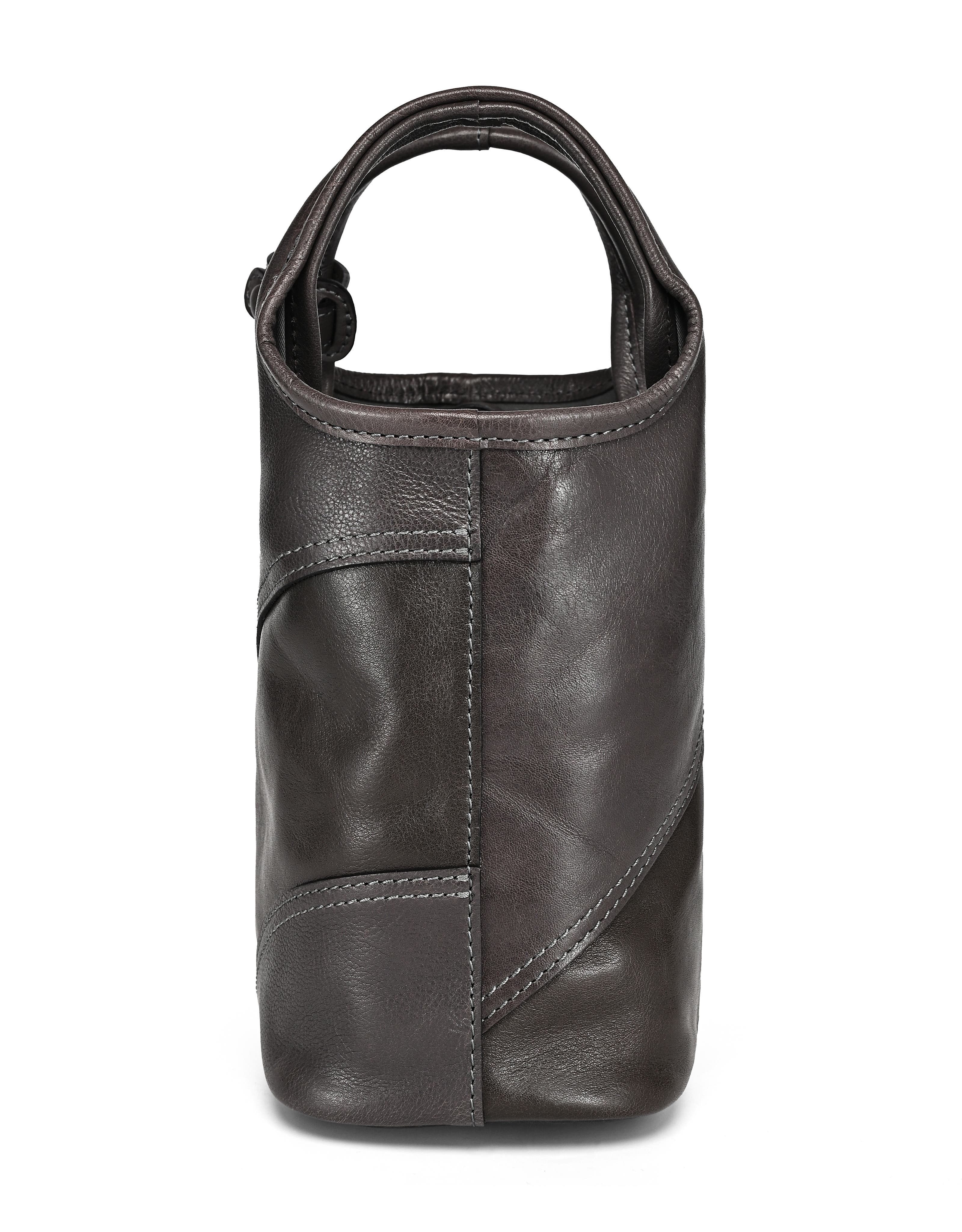 OLD TREND Laurel Genuine Leather Convertible Everyday Tote, Alternate, color, Grey