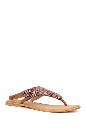 TORGEIS Vega Beaded T-Strap Sandal