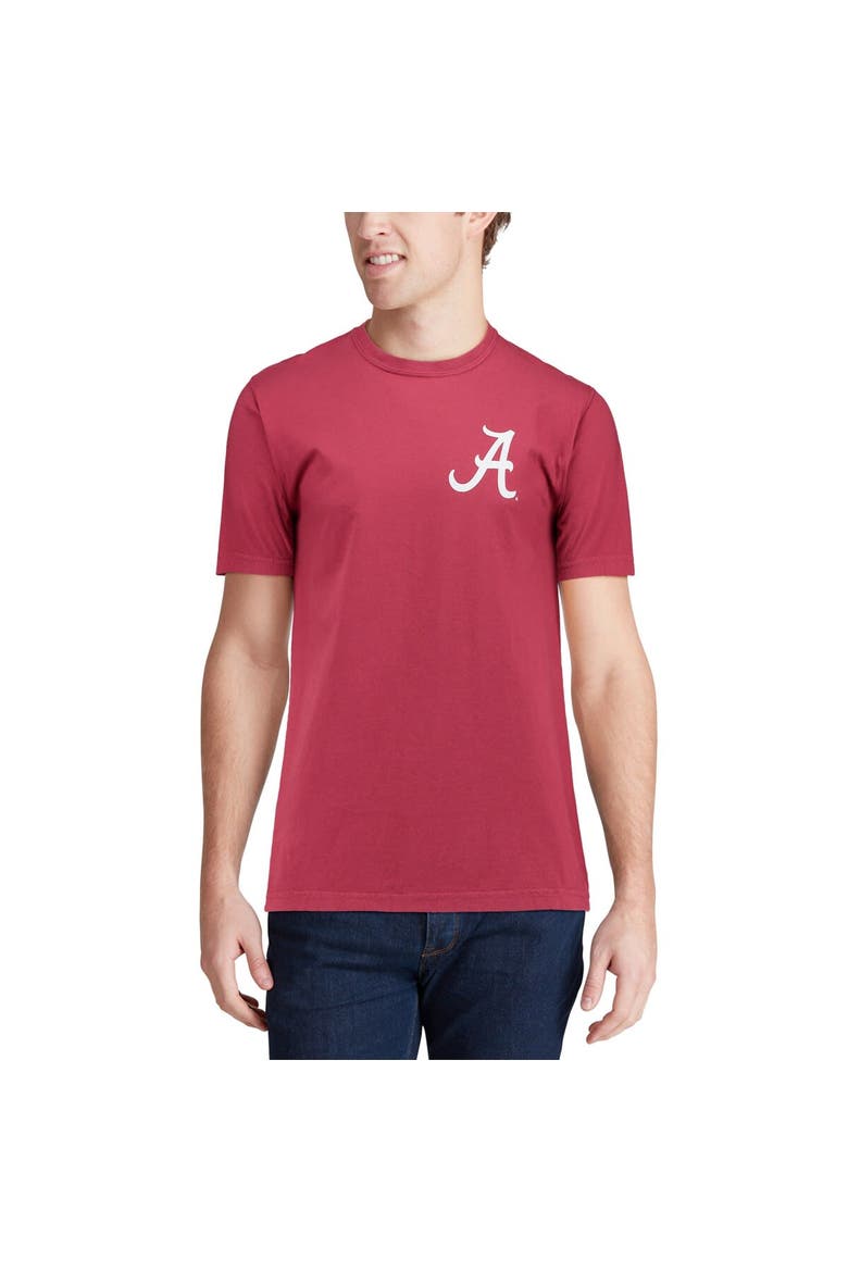 Men's Crimson Alabama Crimson Tide Baseball Flag Comfort Colors T-Shirt, Alternate, color, Crimson
