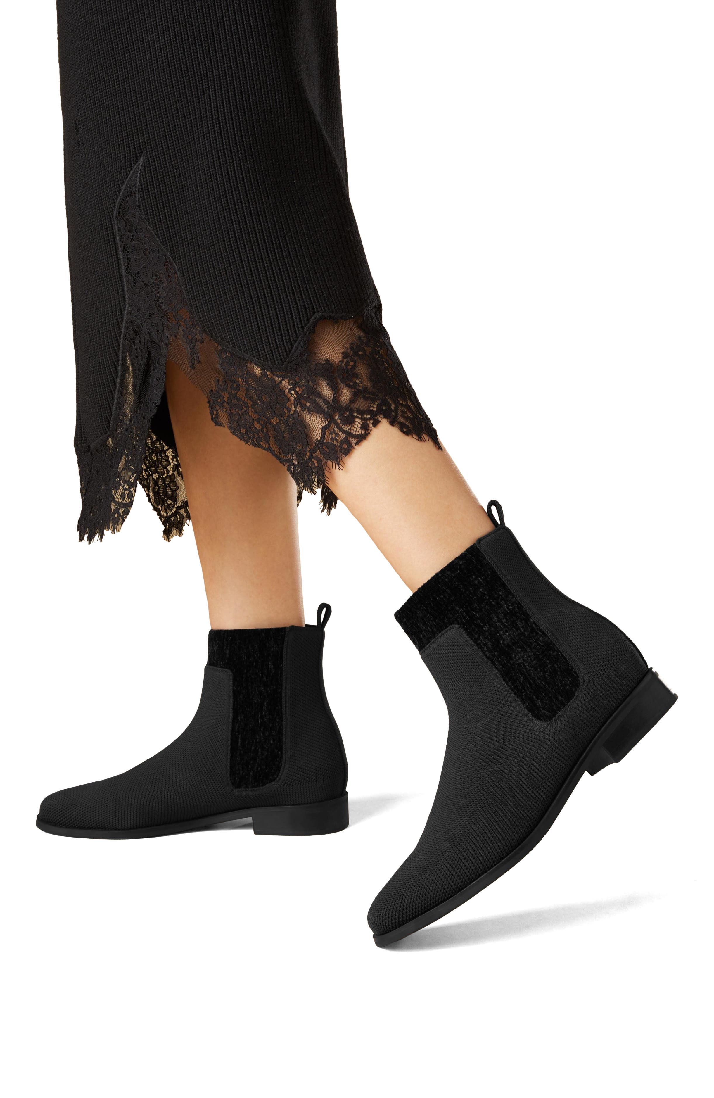 VIVAIA Square-Toe Water-Repellent Ankle Boots, Alternate, color, 