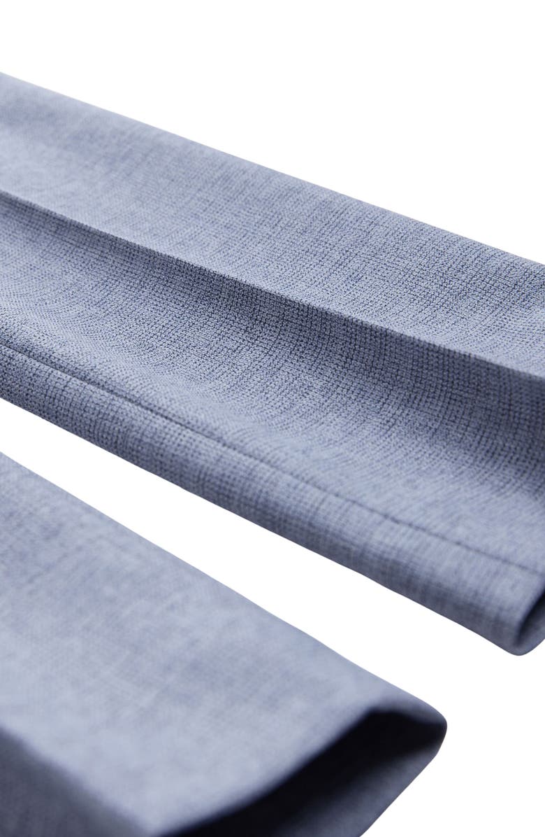 NEXT Kids
 Skinny Fit Flat Front Textured Blue Dress Pants, Alternate, color, 