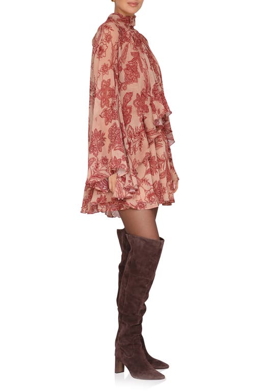 Avec Les Filles Ruffle Tiered Dress In Multi