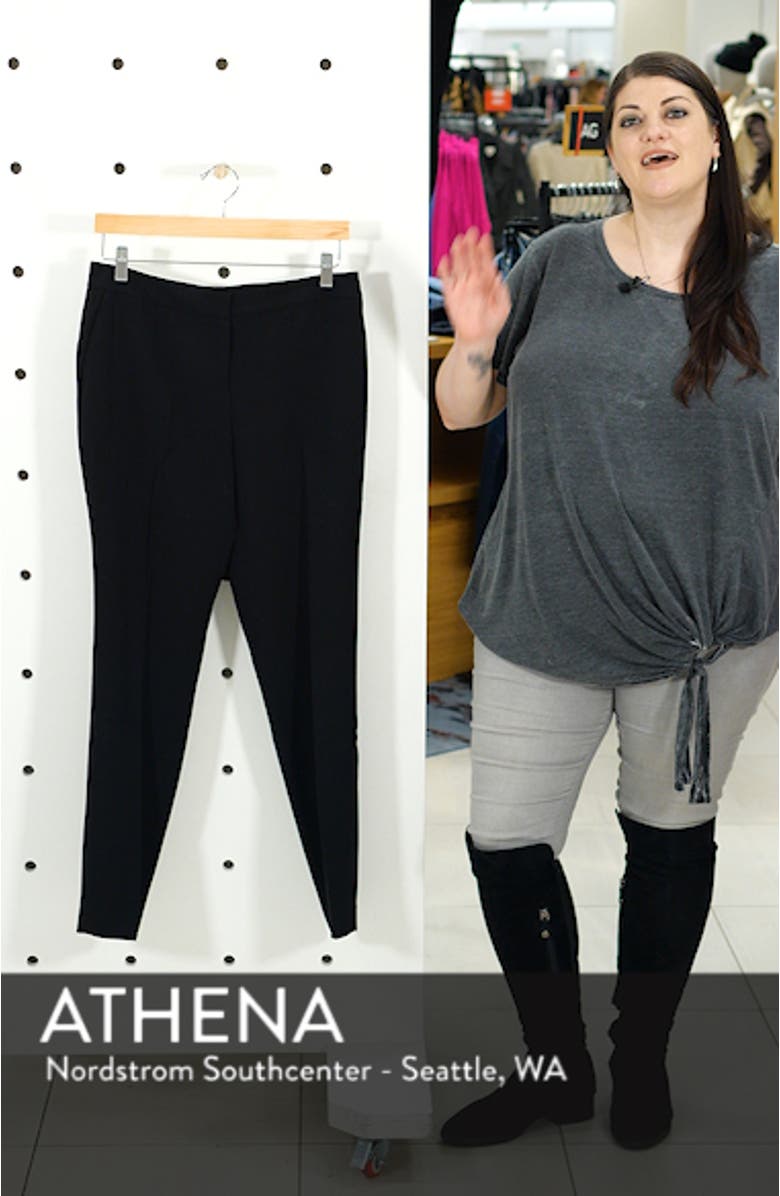 Textured Skinny Ankle Pants, sales video thumbnail