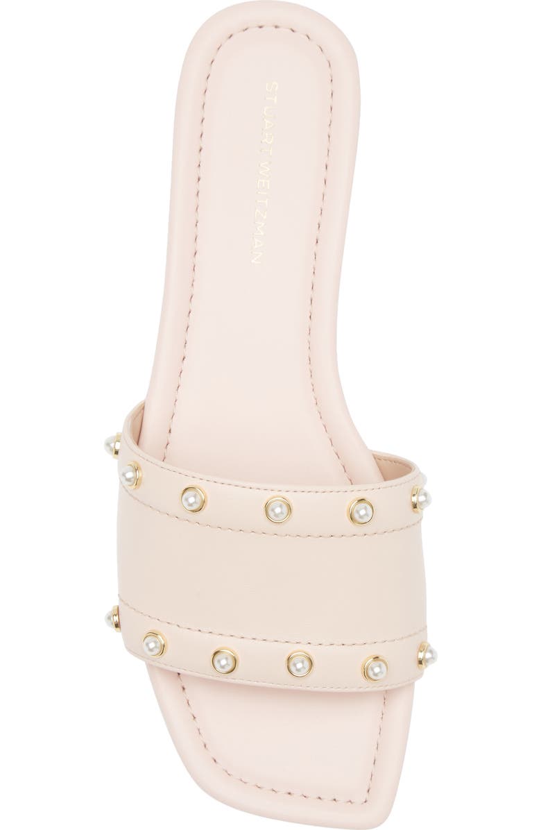 Stuart Weitzman Pearl Slide Sandal, Alternate, color, Rosewater