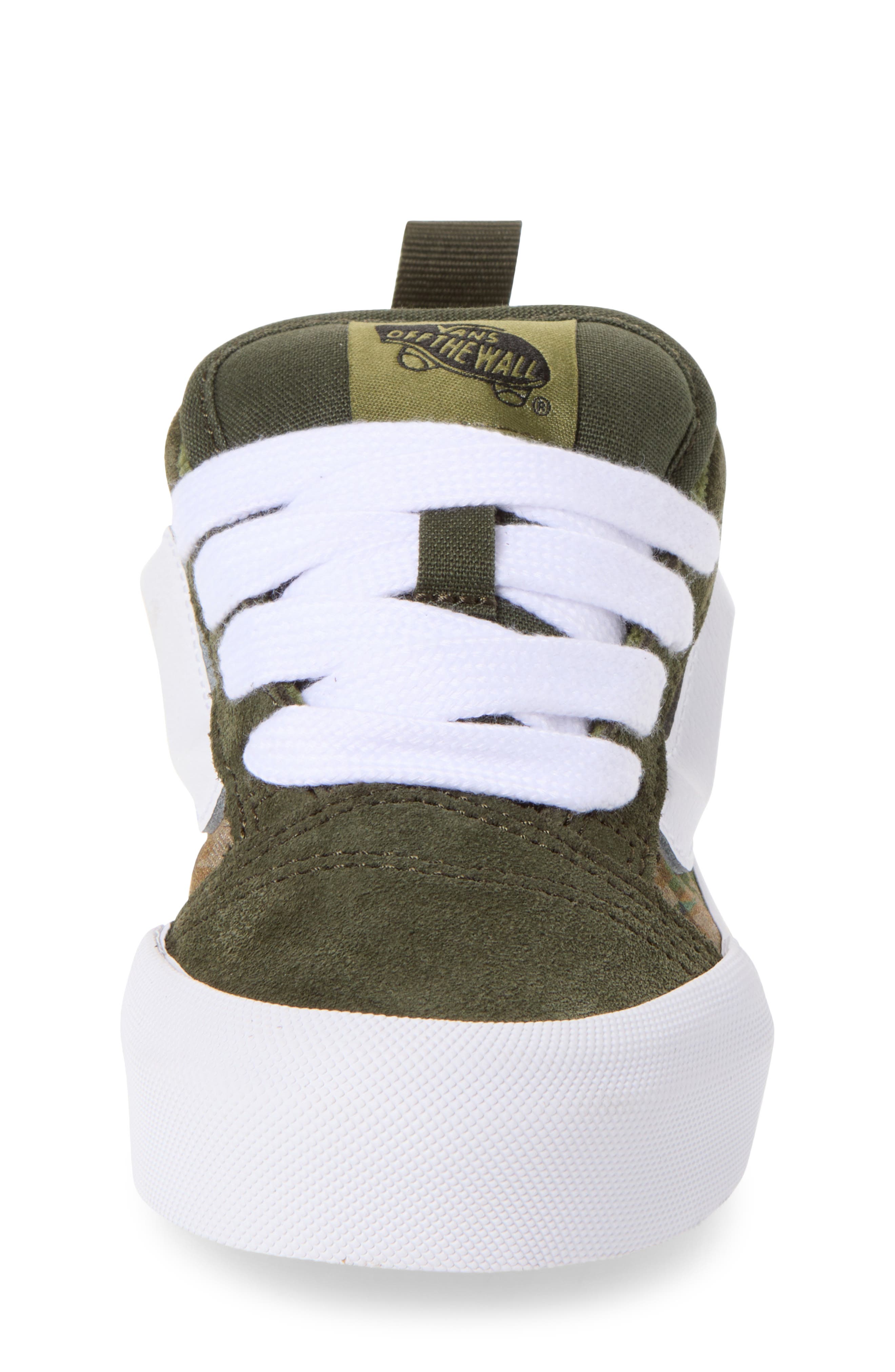 Kids' Knu Skool Sneaker, Alternate, color, CHECK CAMO OBSIDIAN FERN/GREEN