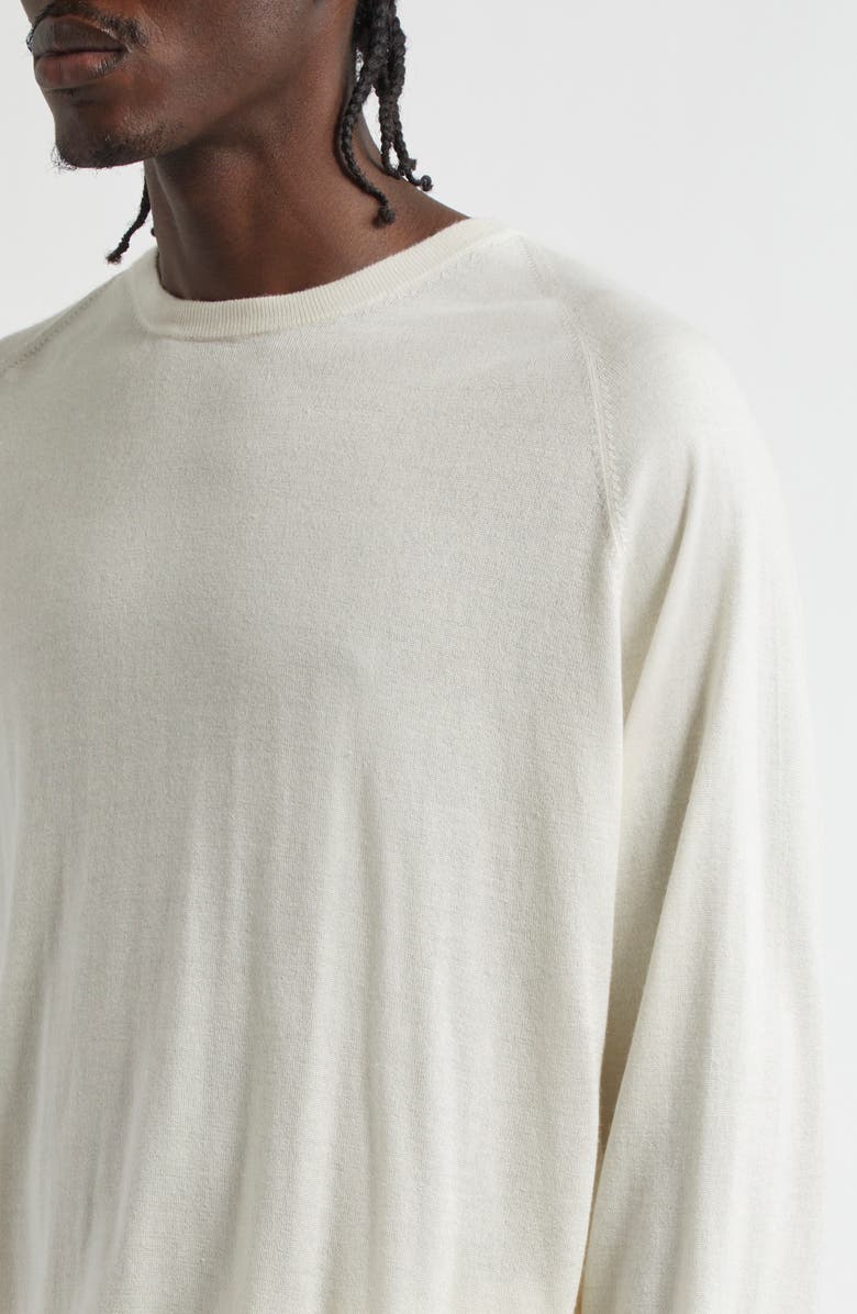 FRENCKENBERGER Silk & Cashmere Crewneck Sweater, Alternate, color, 