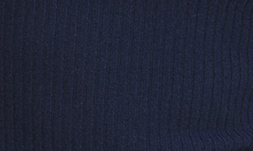 Deluc Mylo Ribbed Turtleneck Sweater In Blue