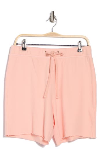 James Perse French Terry Shorts In Pink
