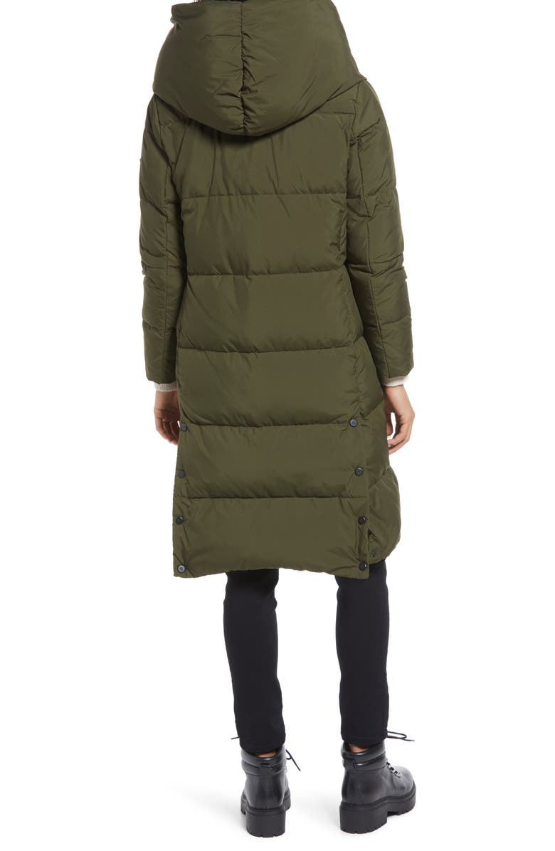 Lauren Ralph Lauren Pillow Collar Quilted Puffer Coat, Alternate, color,