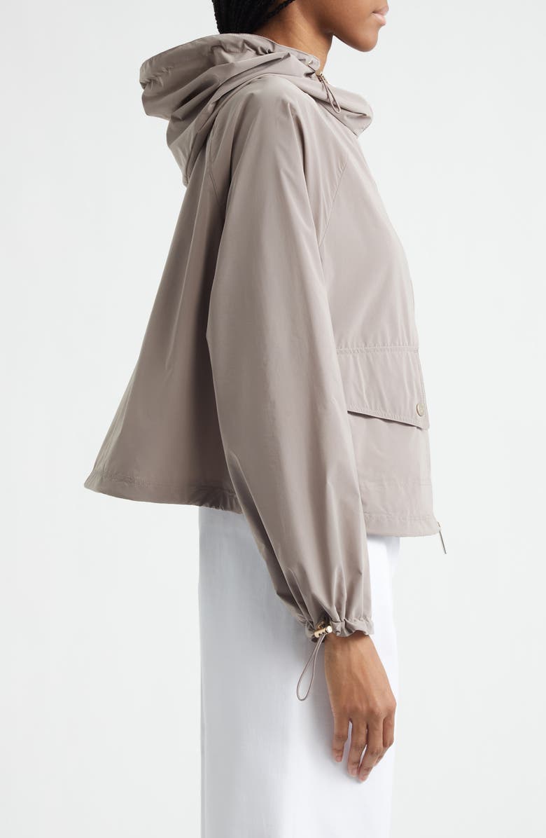 Emporio Armani Hooded Jacket, Alternate, color, Chocolate