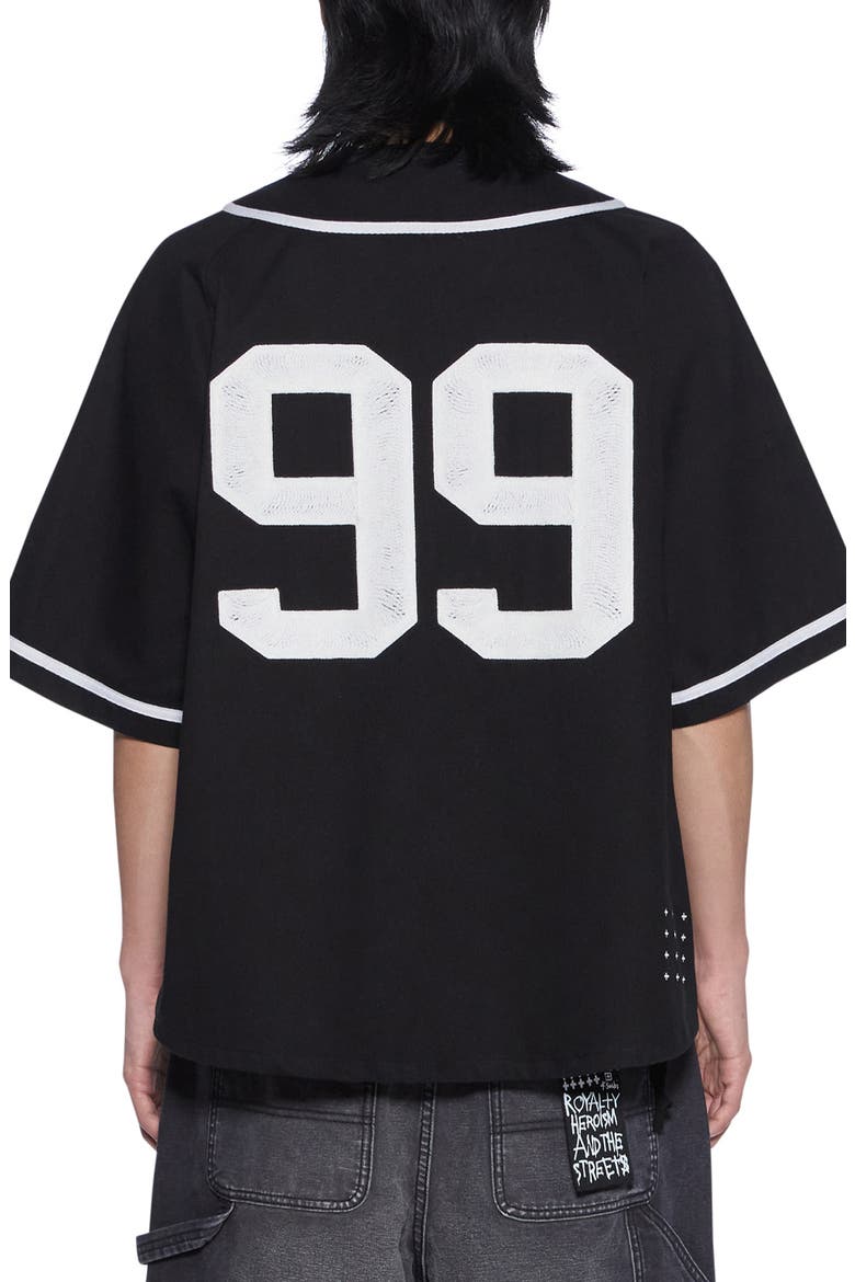 Outfield Graphic Jersey, Alternate, color, BLACK