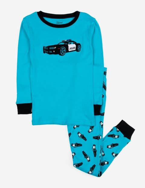 Kids Cotton Two-Piece Printed Pajamas, Vehicles & Machines (Toddler, Little Kid & Big Kid)