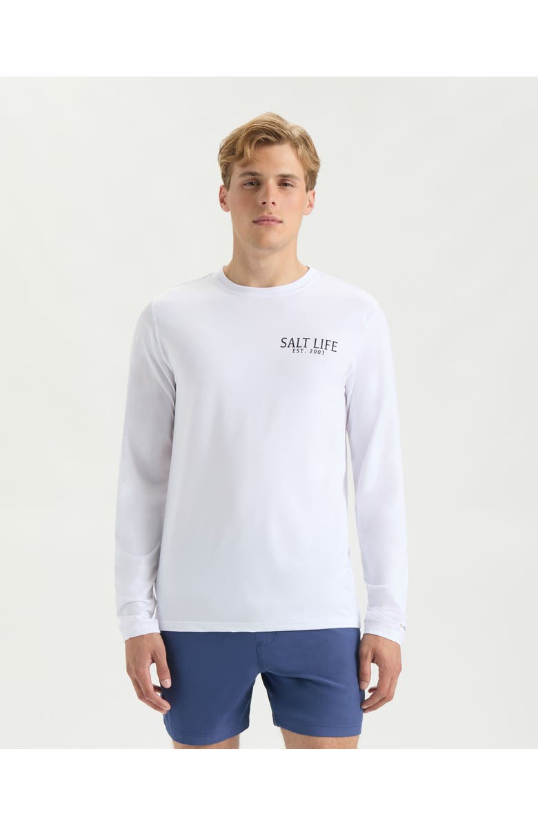 Salt Life American Quiver Long Sleeve Performance Shirt, Main, color, 