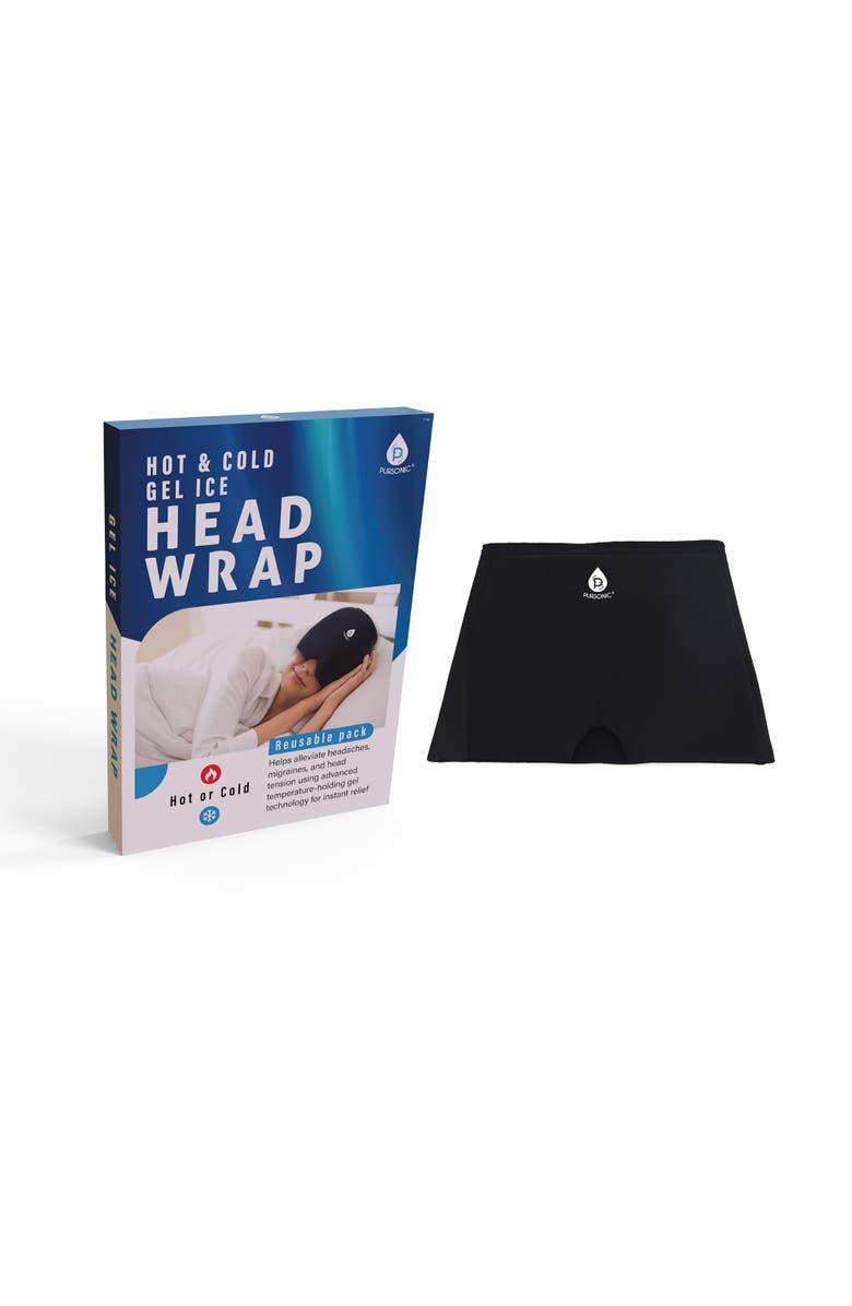 PURSONIC Reusable Hot and Cold Gel Ice Head Wrap, Main, color,