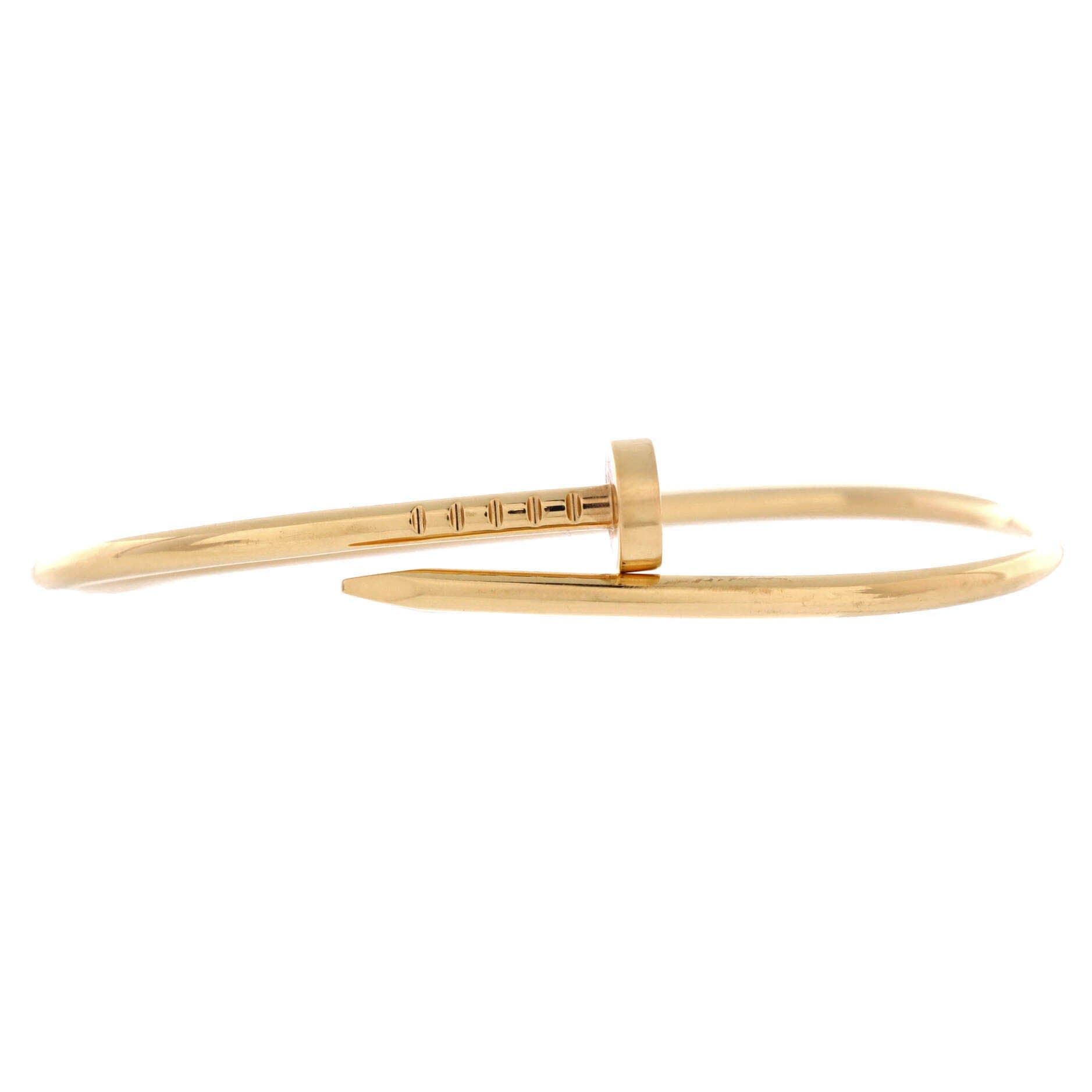 Juste un Clou Bracelet 18K Yellow Gold Small, Main, color, Metallic Gold