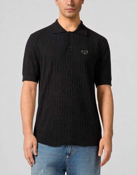 Jacquard Polo T-Shirt Monogram Men
