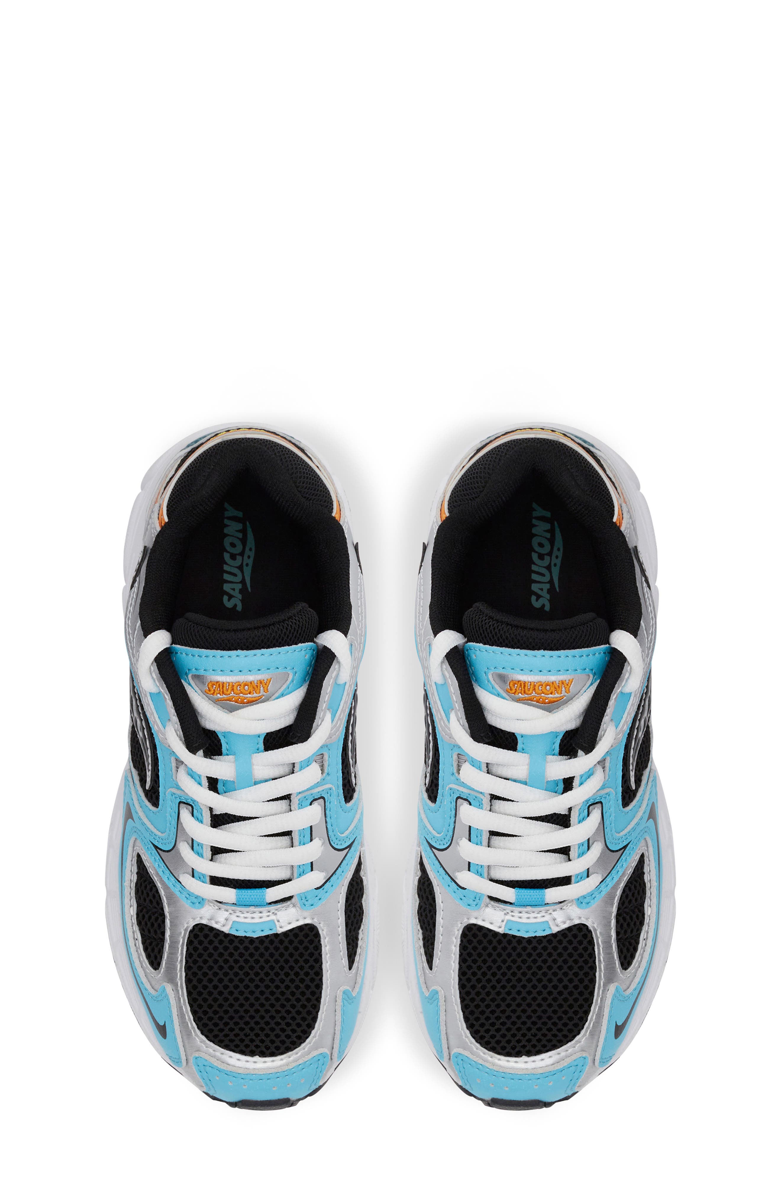 Saucony Kids
 Jazz 9 Sneaker, Alternate, color, Blue/ Black