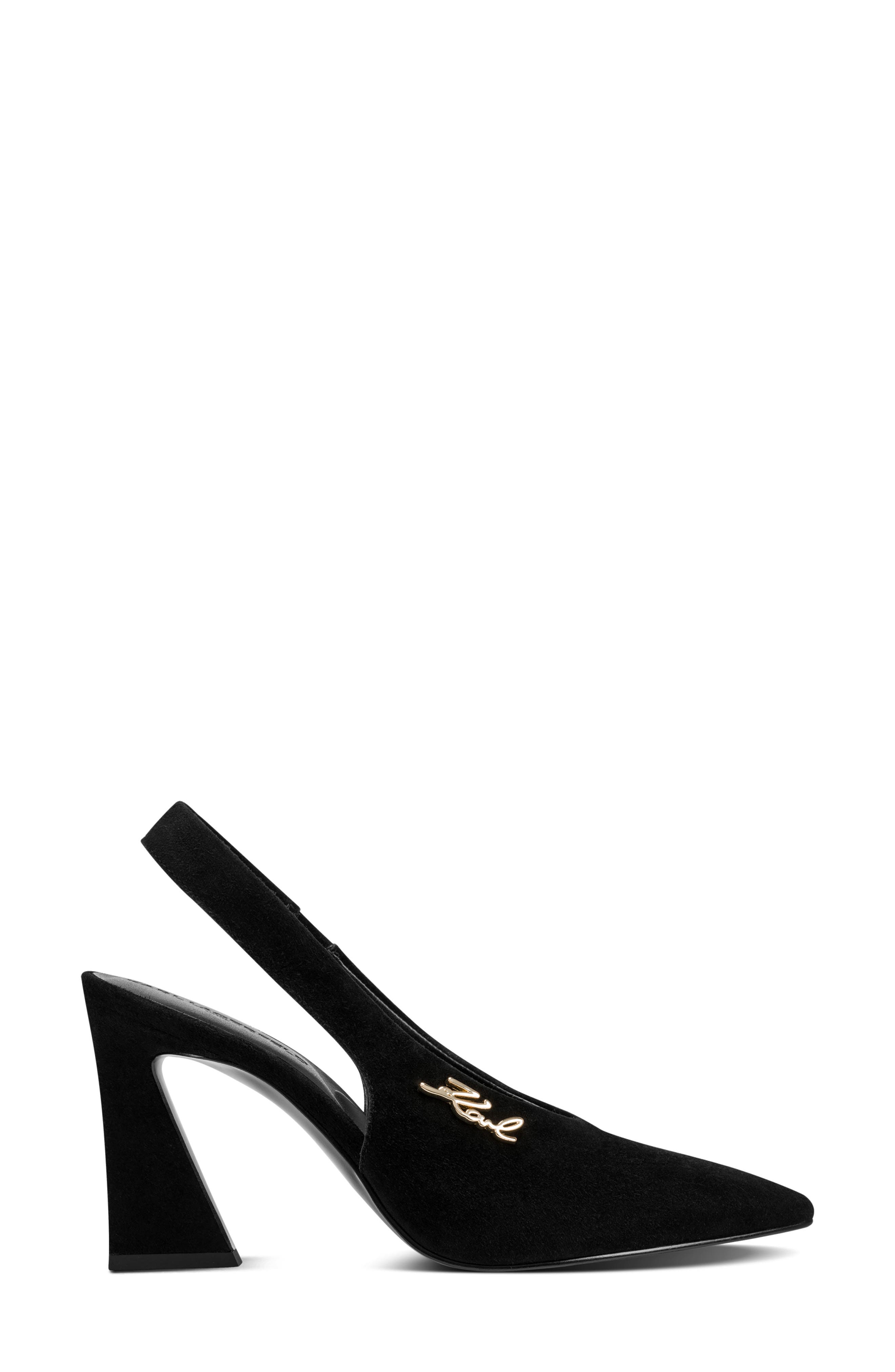 Lauryn Slingback Pump, Alternate, color, BLACK