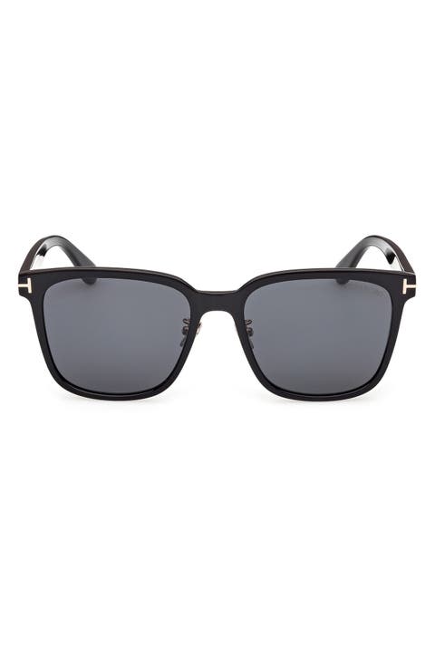 58mm Square Sunglasses
