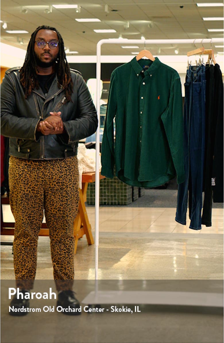 Solid Corduroy Button-Down Shirt, sales video thumbnail