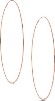 LANA 14K Gold Large Magic Hoop Earrings
