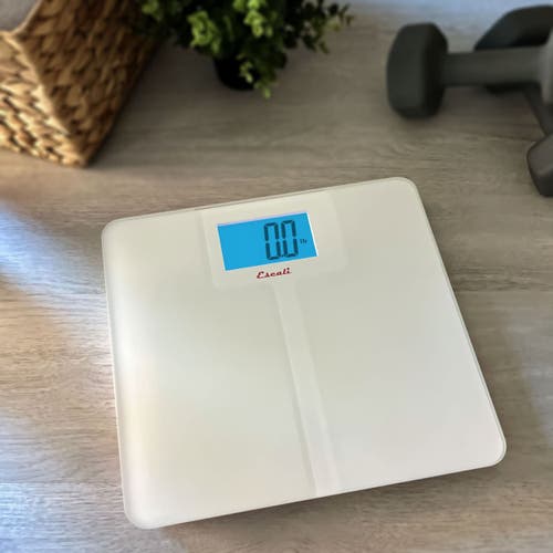 Escali High Capacity Anti-slip Bathroom Scale In White