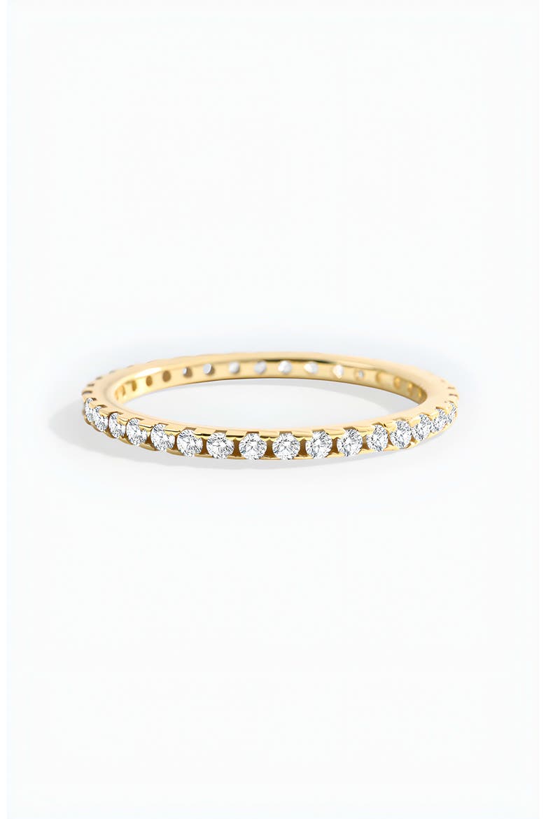 April Birthstone Eternity Stacking Ring, Alternate, color, 18k Gold Over Sterling Silver