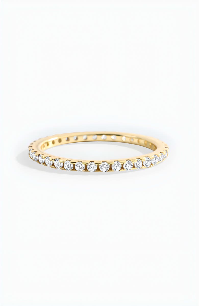 Mint & Lily April Birthstone Eternity Stacking Ring, Alternate, color, 18K Gold Over Sterling Silver