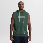 Nike Men's Nike Green Green Bay Packers Sideline Standard Issue Dri-FIT Sleeveless Hoodie