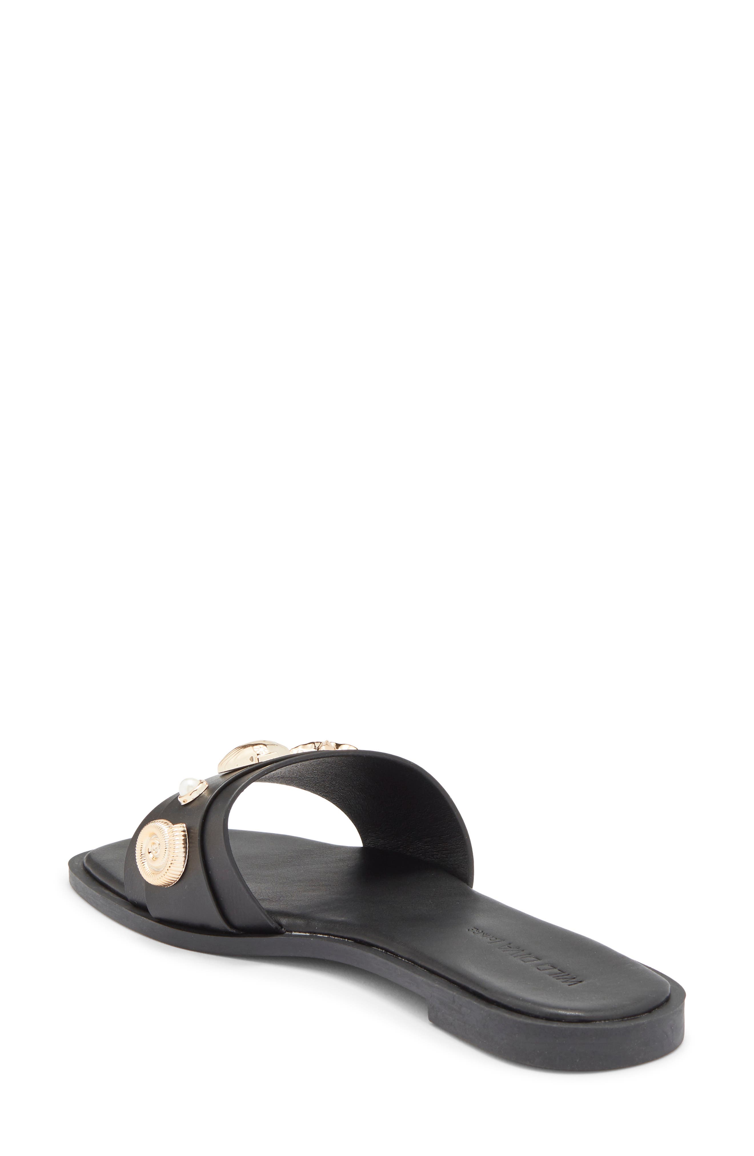 Belize Slide Sandal, Alternate, color, BLACK