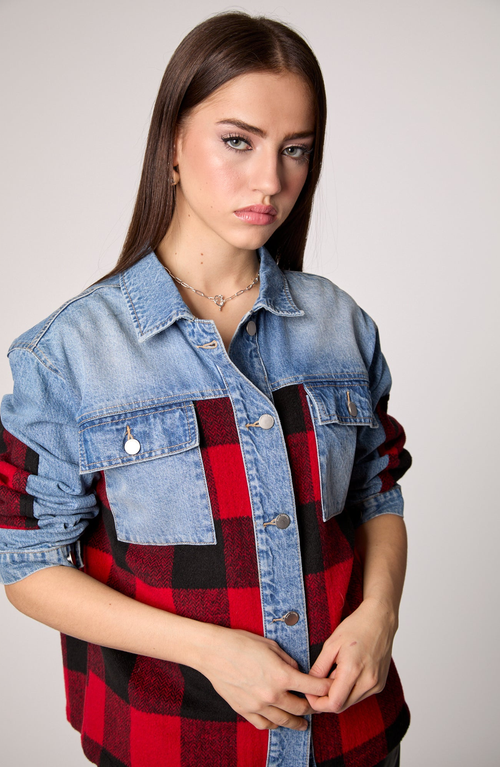 Blue Revival Your Ex Boyfriends Shacket In Blue